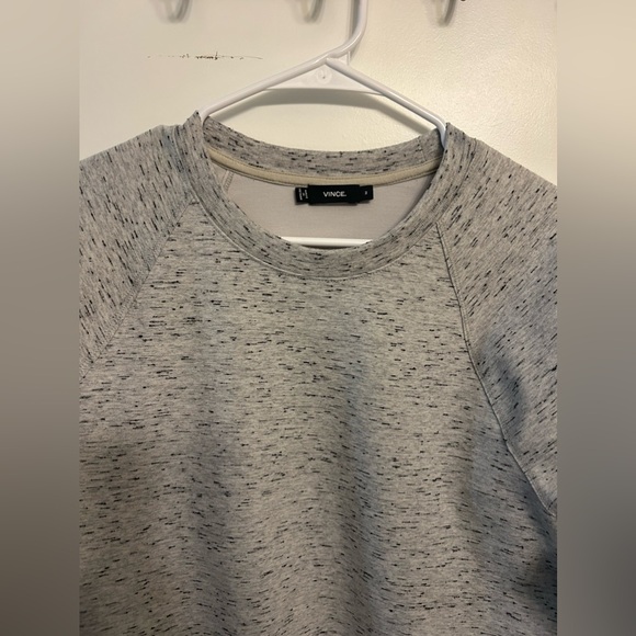 VINCE Heathered Gray Crewneck - Picture 3 of 9